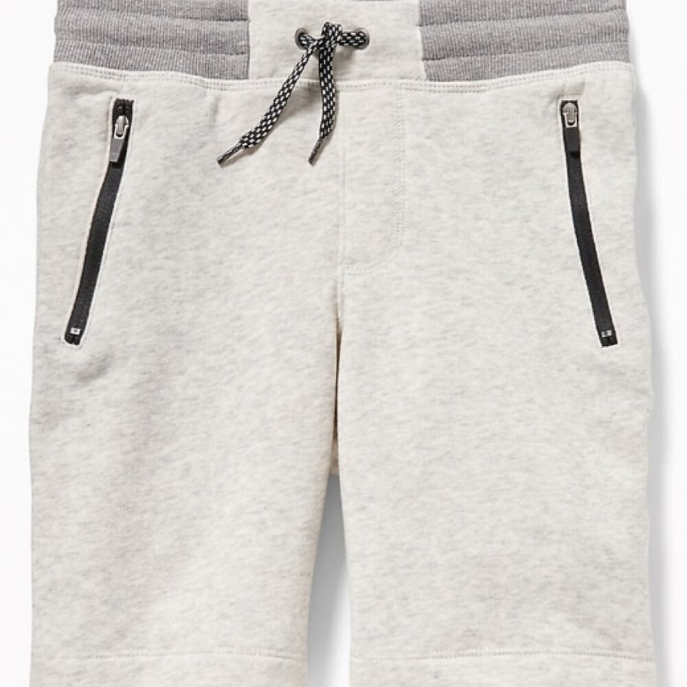 Zip-Pocket Jogger Shorts - Size S (4-6)